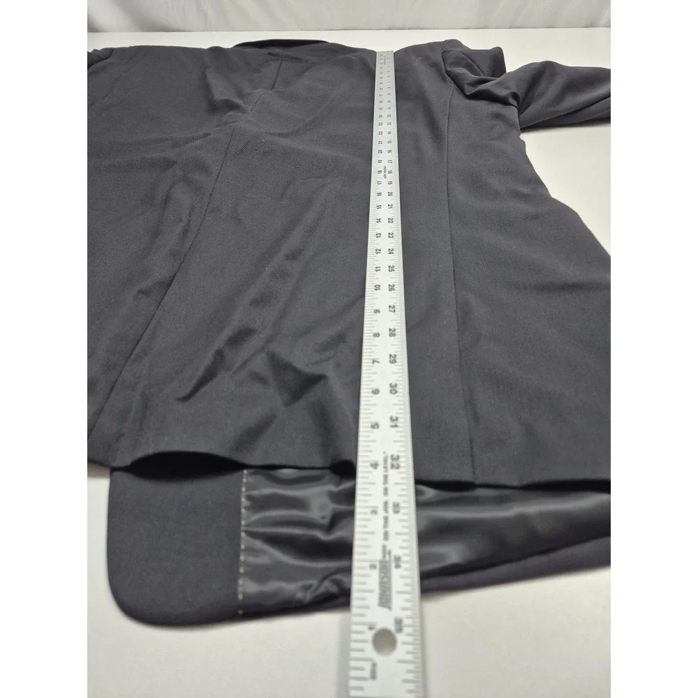 Joseph Abboud Suit Mens 52 Long Black 100% Wool 2 Piece 47x36 Dress Business NWT